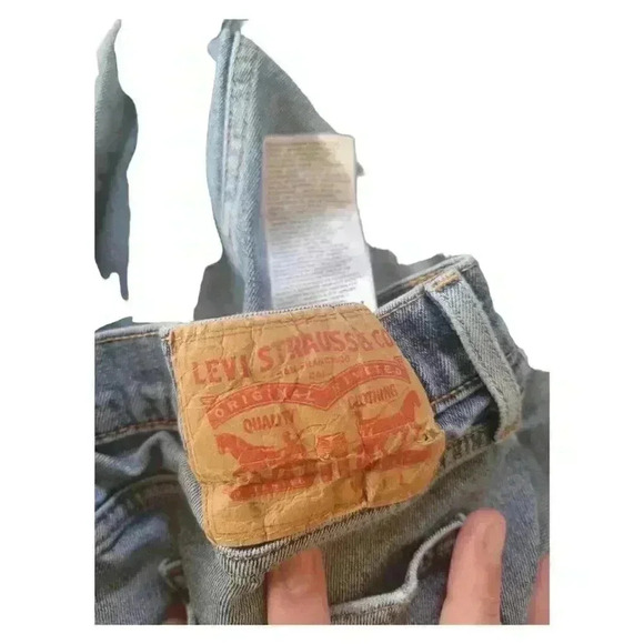 Levi's Men's Blue Jeans Straight Leg Classic Fit Denim Pants W34 L30 - Picture 3 of 4